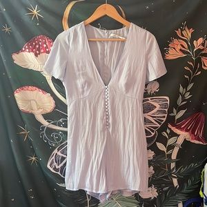 KIMCHI • sweetheart blue romper • XS